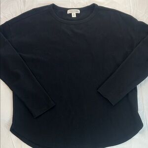 Treasure & Bond Oversized waffle knit Lon sleeve top S